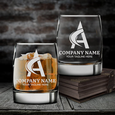 Custom Your Design Whiskey Glass | 12 oz Rock Glass Employees Appreciation